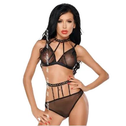 ME-SEDUCE - DOTTY ENSEMBLE DEUX PIÈCES NOIR