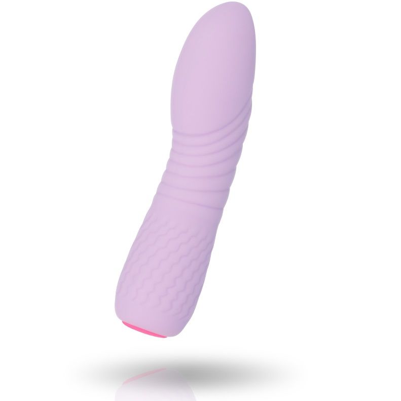 Vibromasseur Silicone Ergonomique Rechargeable Violet