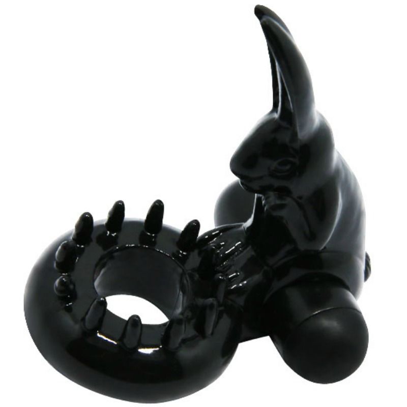 Anneau Vibrant Silicone Noir Couples