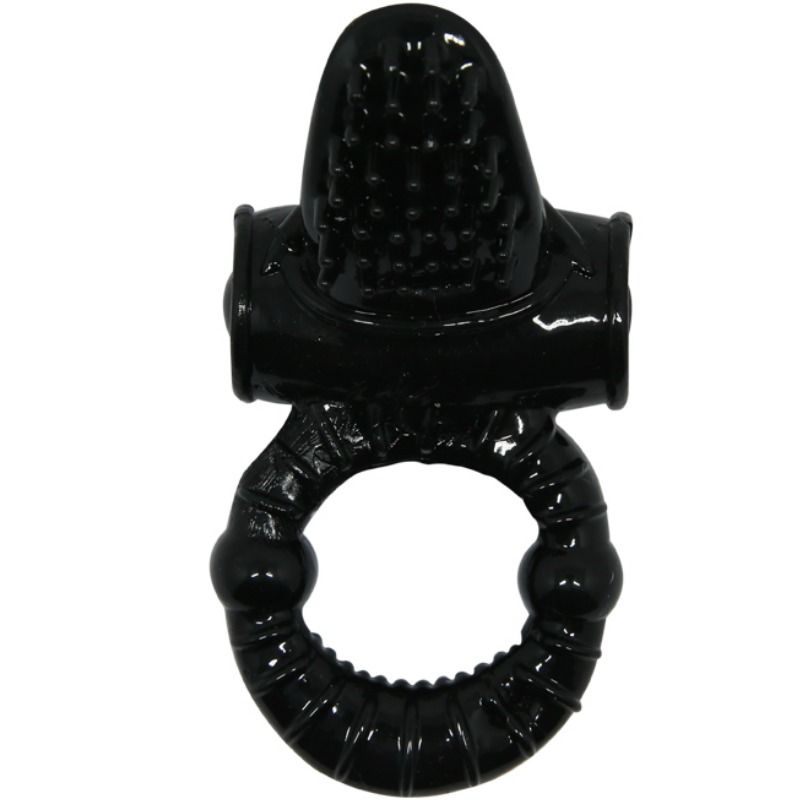 Cockring Vibrant Silicone Noir Stimulation Clitoridienne Couples