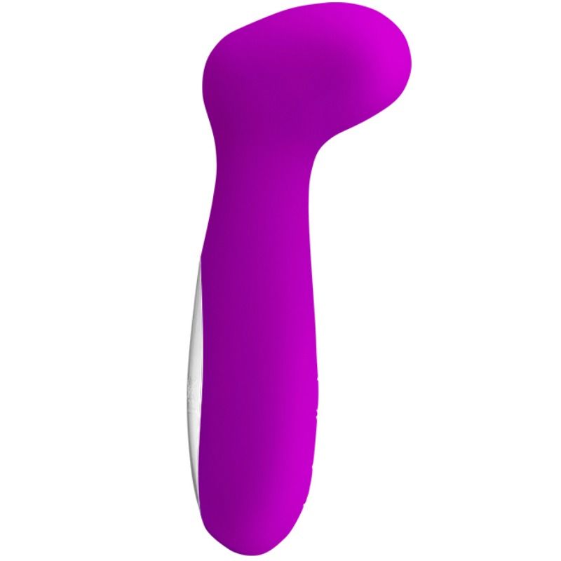 Mini Vibromasseur En Silicone Violet Rechargeable