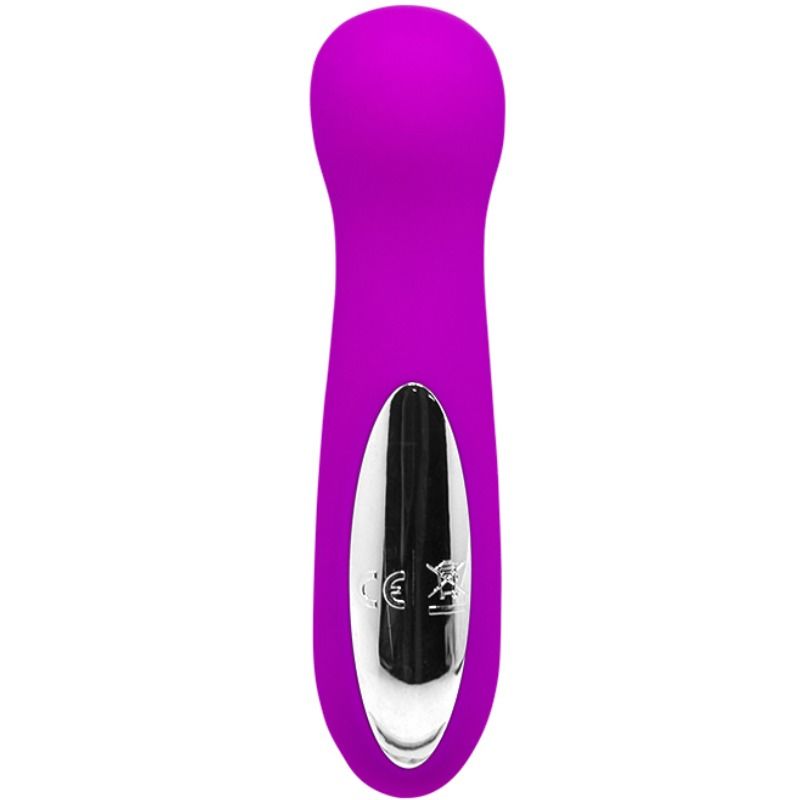 Mini Vibromasseur En Silicone Violet Rechargeable