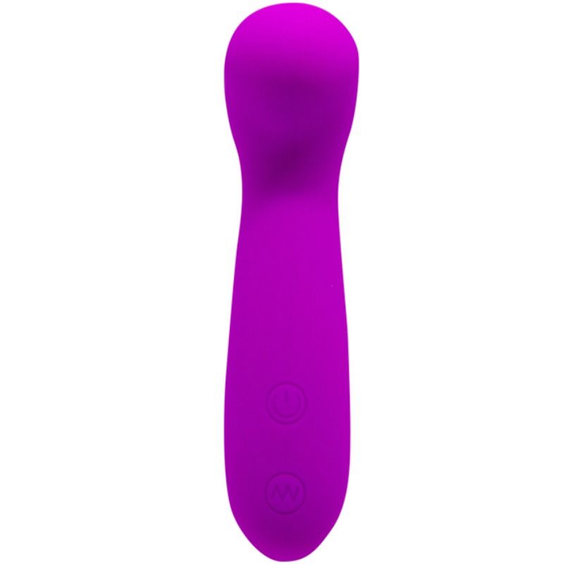 Mini Vibromasseur En Silicone Violet Rechargeable