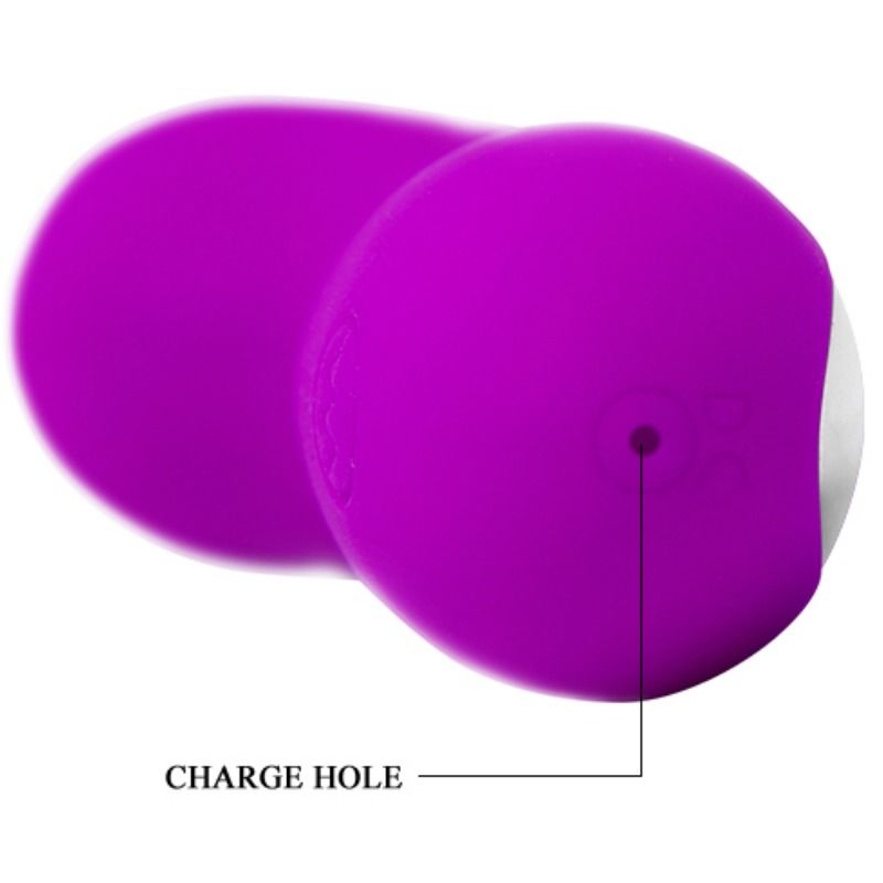 Mini Vibromasseur En Silicone Violet Rechargeable