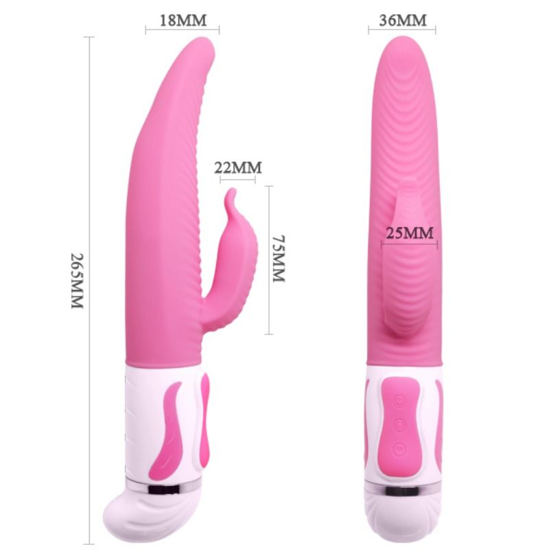 Vibromasseur Lapin Flexible Silicone 12 Vitesses