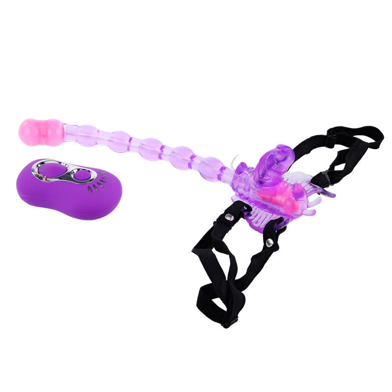 Vibromasseur Papillon Télécommandé Stimulation Triple