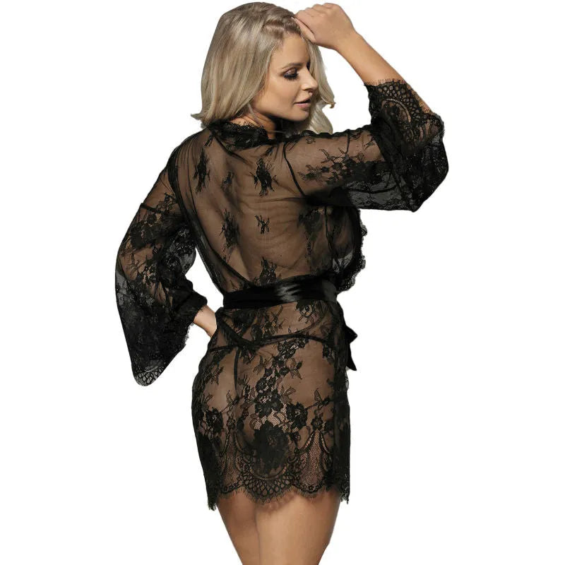 SUBBLIME - BABYDOLL DENTELLE MANCHES ÉVASÉES S /