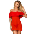 lingerie sexy haute qualité robe rouge élégante Subblime L/XL