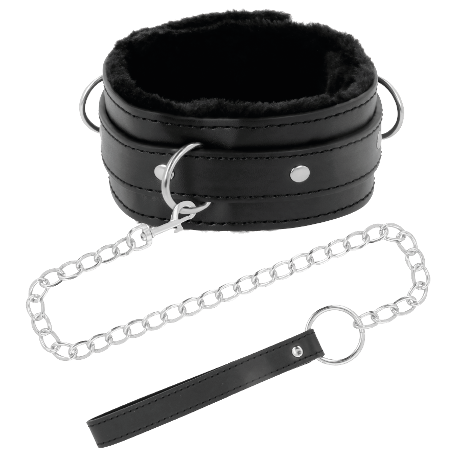 Collier De Posture Bdsm Cuir Rembourré