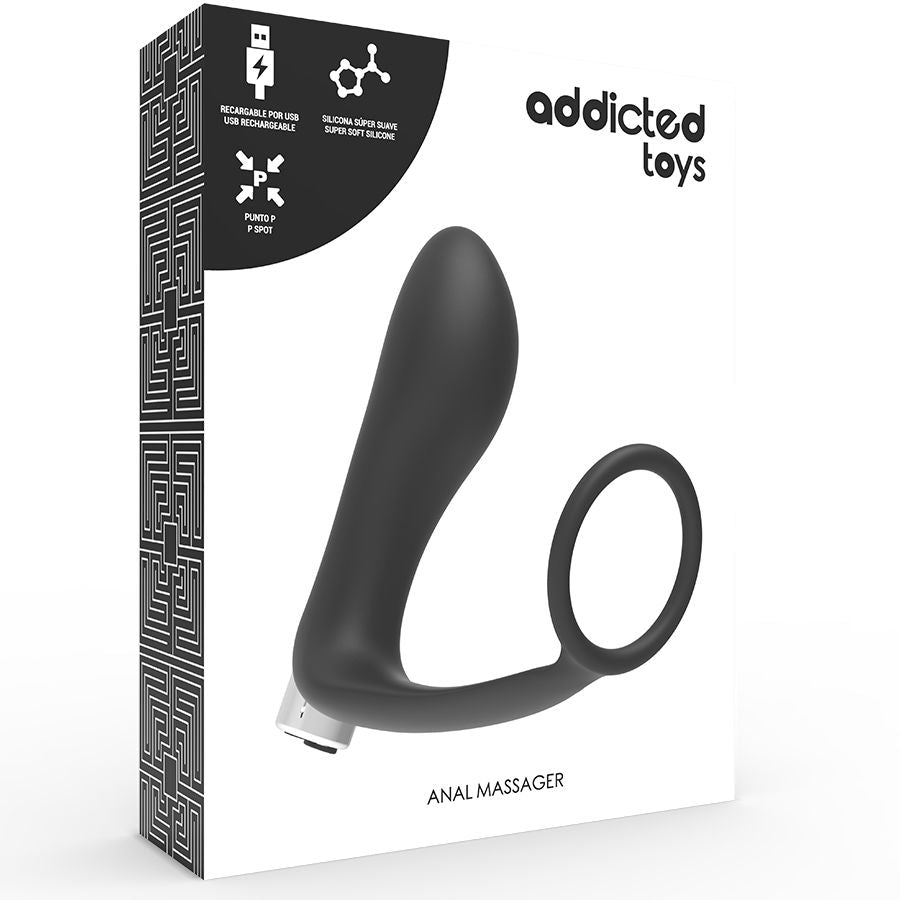 Vibromasseur Anal Silicone Médical Hommes