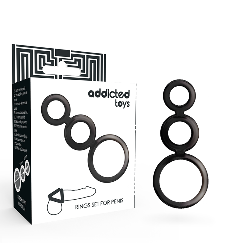 Cockring Anti-Éjaculation Précoce Silicone Adaptable