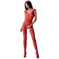 PASSION - FEMME BS062 BODYSTOCKING ROUGE