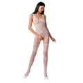 PASSION - FEMME BS069 BODYSTOCKING BLANC