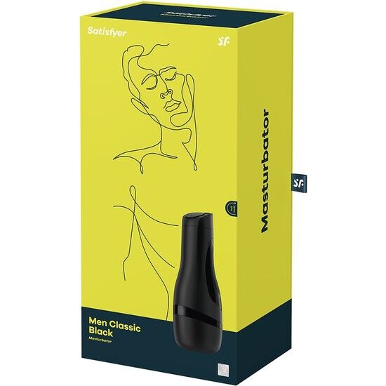 SATISFYER MASTURBATEUR HOMME CLASSIQUE NOIR