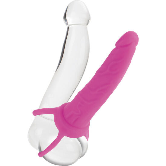 Gode Avec Harnais Silicone Soutien Testiculaire