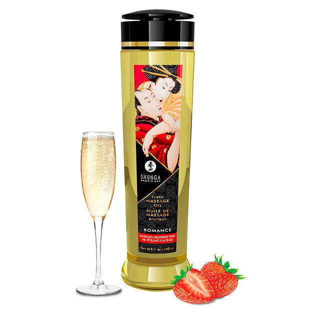 Huile De Massage Érotique Orientale Fraise Cava