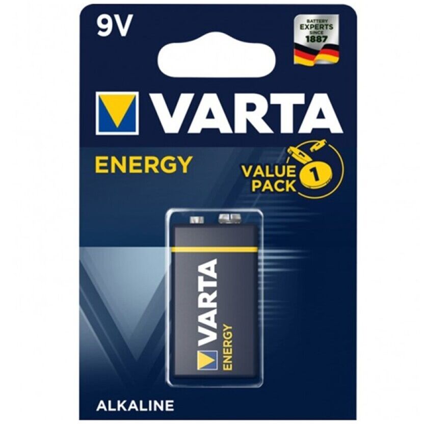 Pile 9V Alcaline Varta Pour Détecteurs