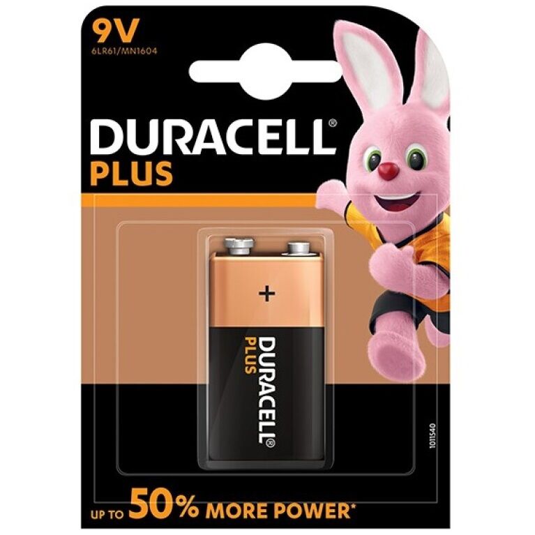 Batterie Alcaline 9V Duracell Pour Détecteurs De Fumée