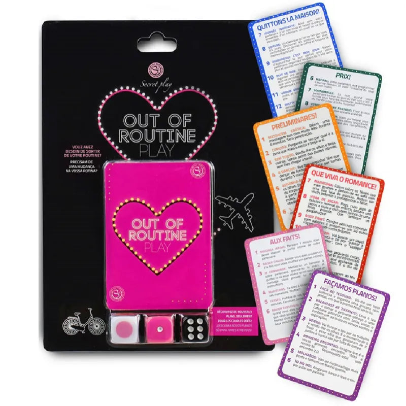 Jeu érotique Secretplay - Hors Jeu De Routine - Défi romantique et sensuel pour couples