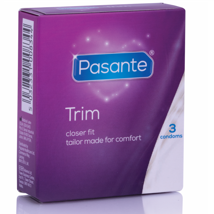 Préservatifs Étroits Pasante Trim Sans Spermicide