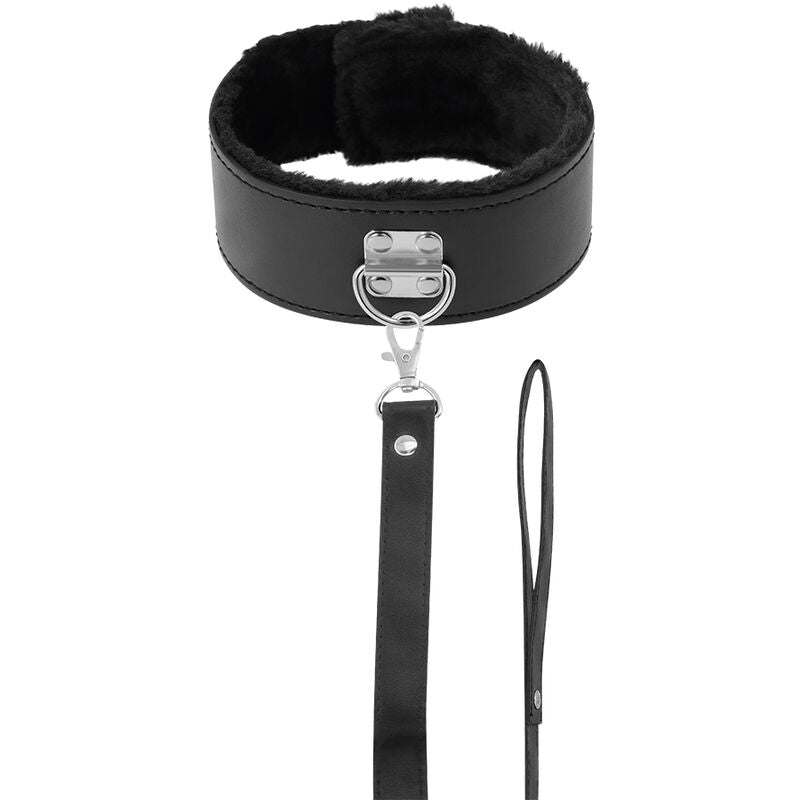 Collier Bdsm En Néoprène Noir Confortable