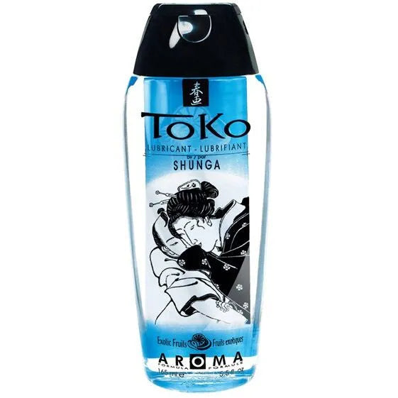 Lubrifiant intime Shunga Toko Aroma Fruits Exotiques 165ml design japonais élégant sans goût résiduel sécurisé pour couple femme hommes