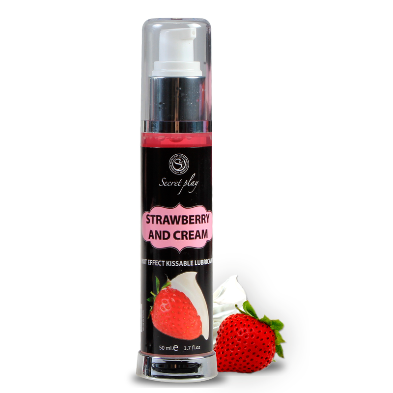 Lubrifiant Vegan Fraises À La Crème 2 En 1