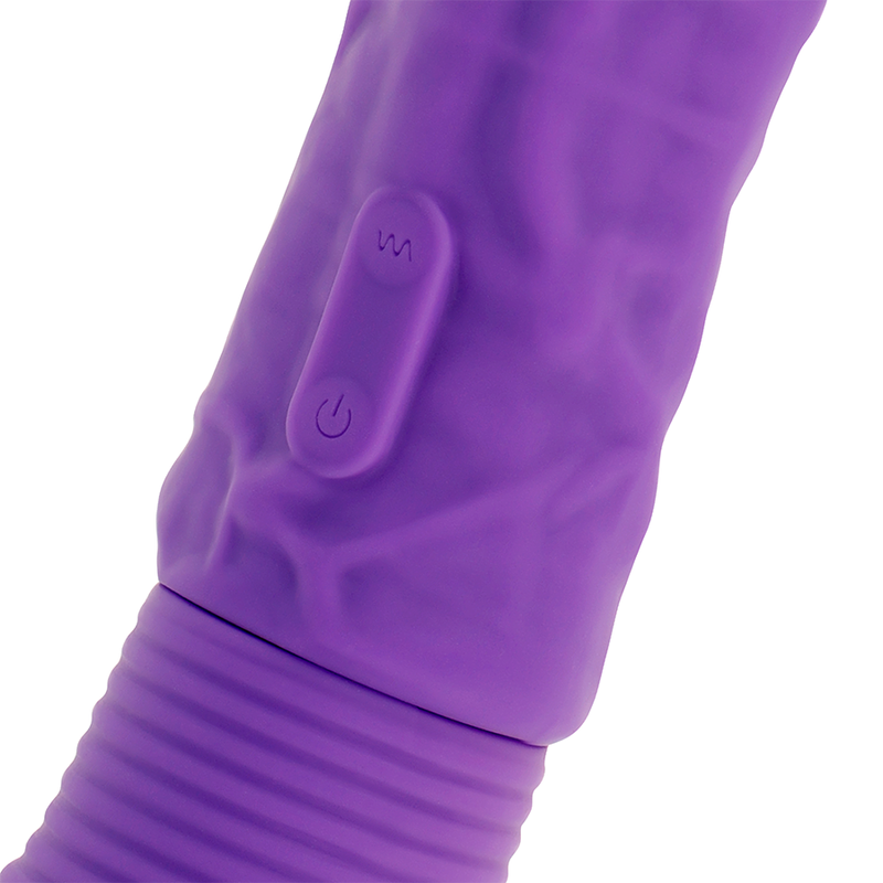 Gode Réaliste Vibrant En Silicone Lilas