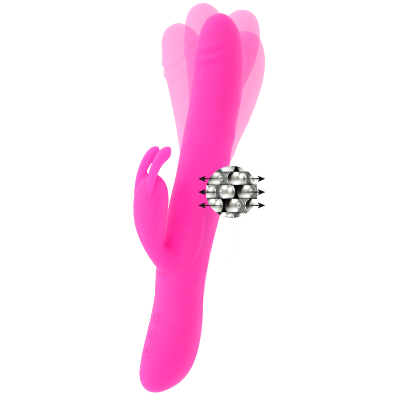 Vibromasseur Silicone Hypoallergénique Rotation Clitoridienne