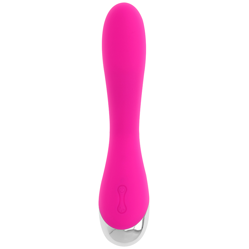 Vibromasseur Courbé Silicone Rechargeable Rose