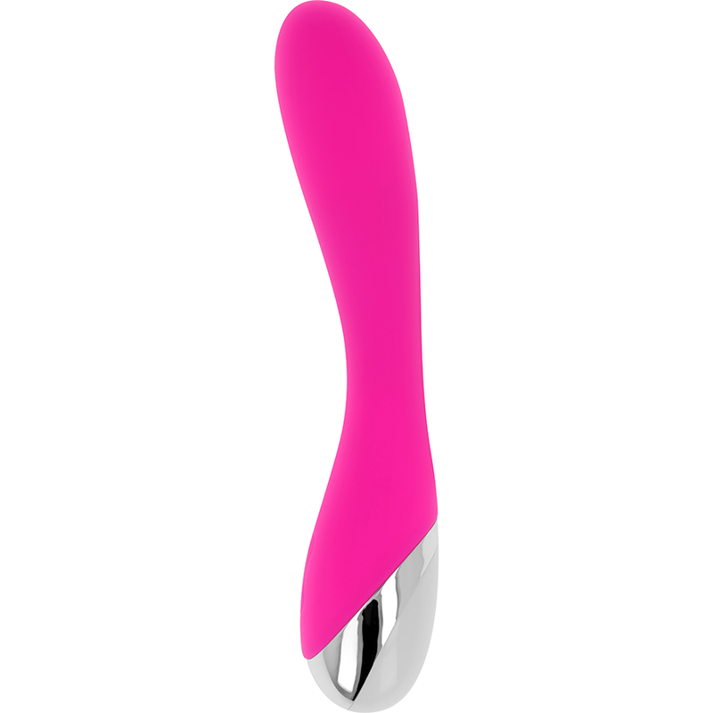 Vibromasseur Courbé Silicone Rechargeable Rose