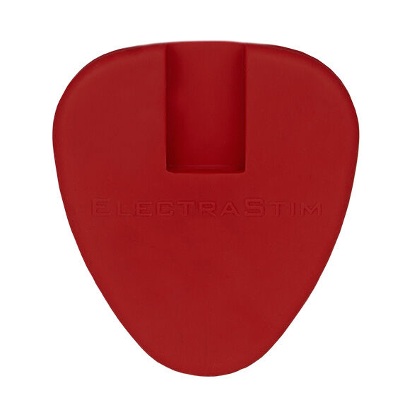 Gode-Ceinture Électro-Stimulation Silicone Rouge Épicé