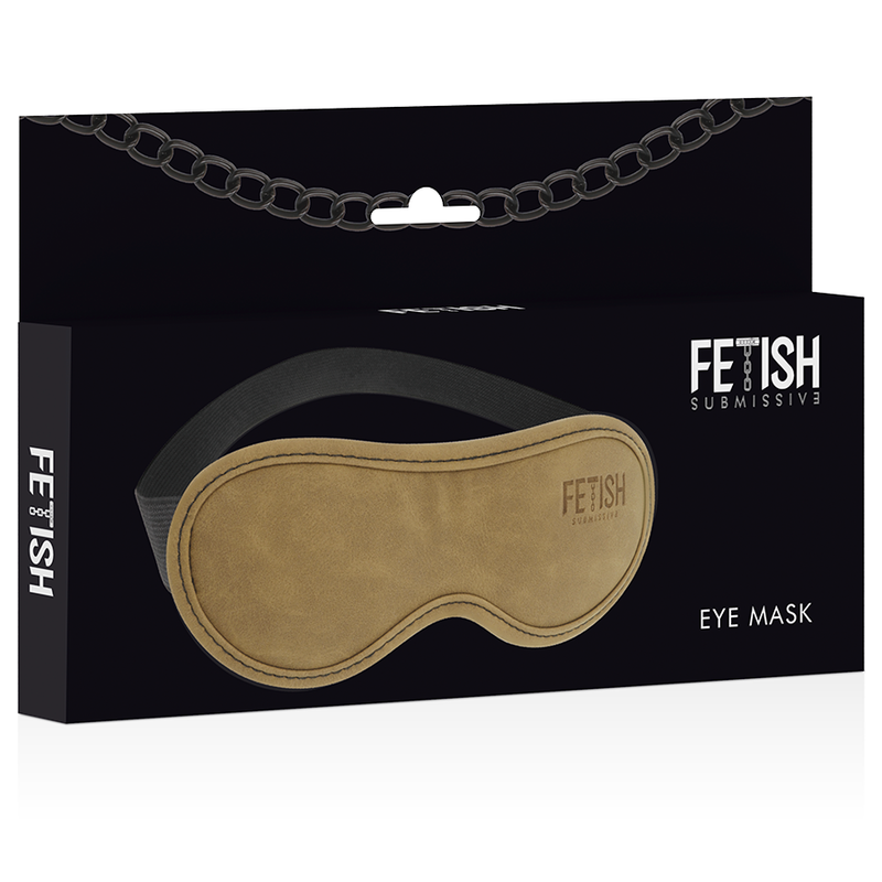 Masque Bdsm Cuir Vegan Élastique