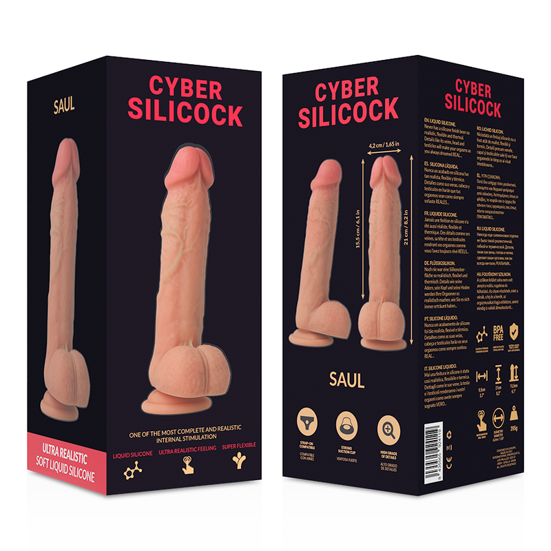 Gode Réaliste Silicone Médical Longue Ventouse