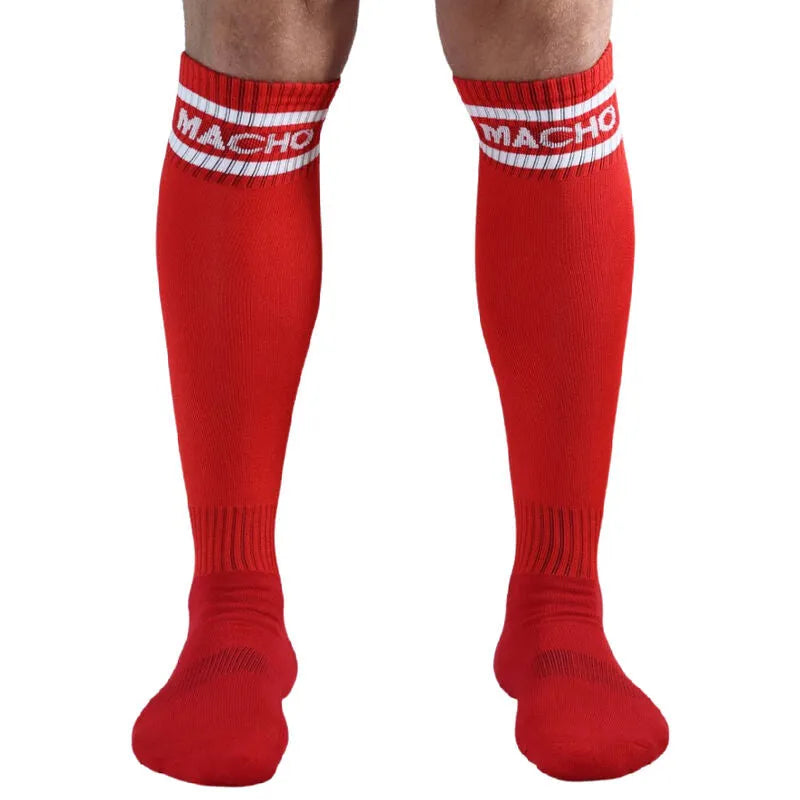 MACHO - CHAUSSETTES LONGUES ROUGE
