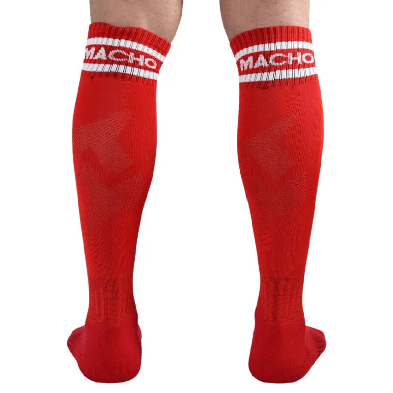 MACHO - CHAUSSETTES LONGUES ROUGE
