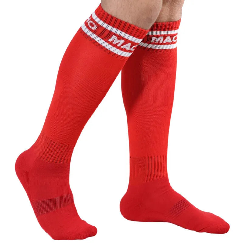 MACHO - CHAUSSETTES LONGUES ROUGE