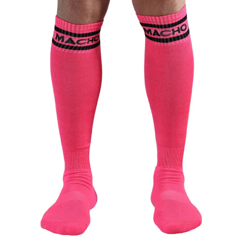 MACHO - CHAUSSETTES LONGUES ROSE