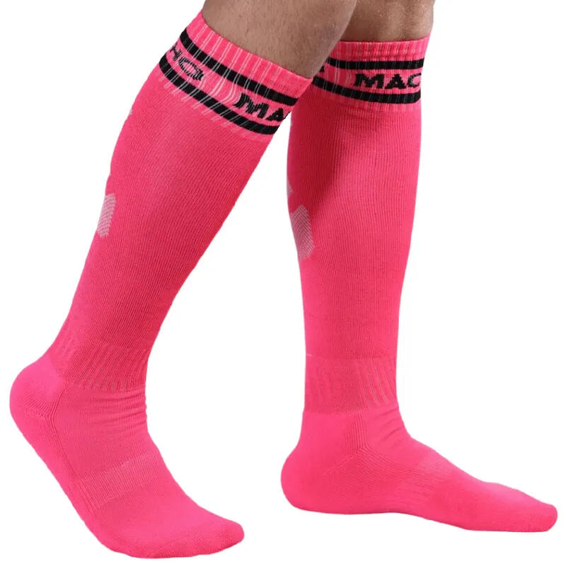 MACHO - CHAUSSETTES LONGUES ROSE
