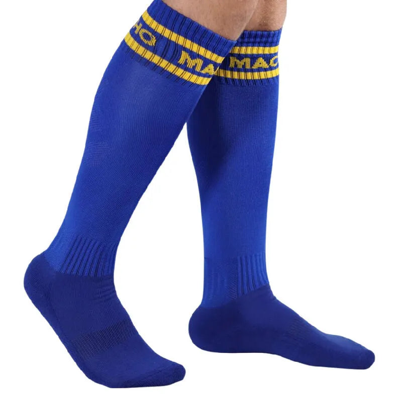 MACHO - CHAUSSETTES LONGUES BLEU