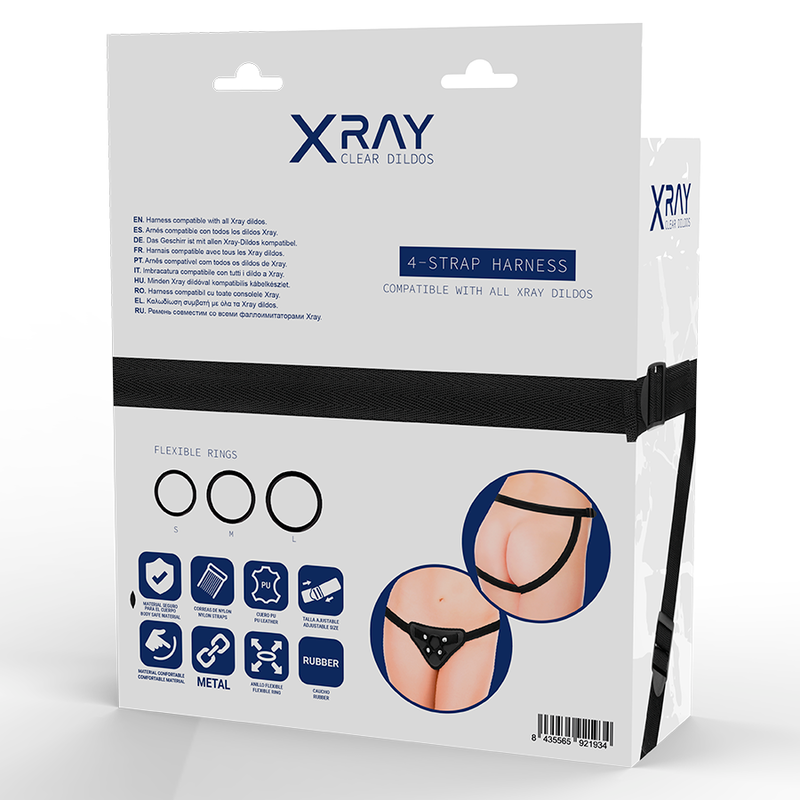 Harnais Godemichet Réglable Luxe Xray