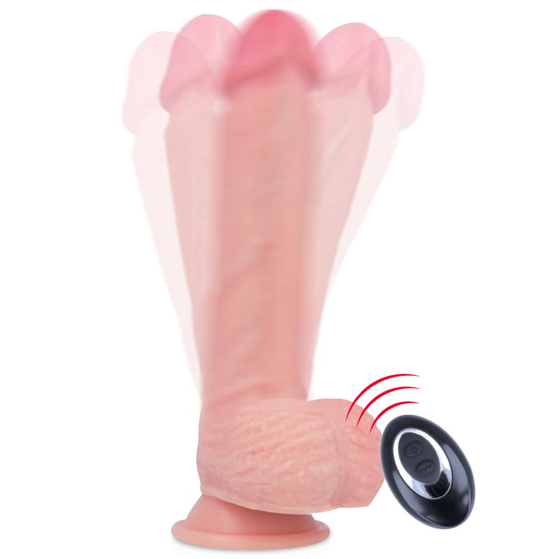 Vibromasseur Réaliste Silicone Télécommandé Waterproof