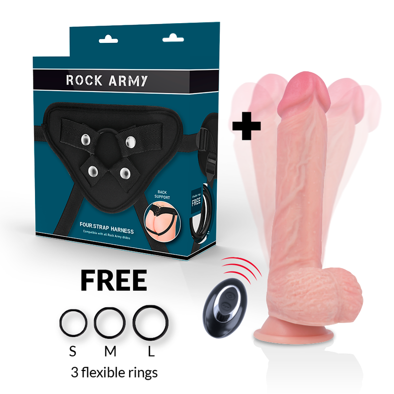 Vibromasseur Réaliste Silicone Télécommandé Waterproof