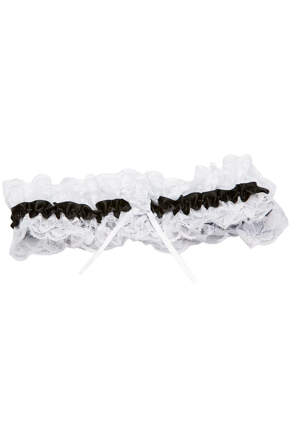 Jarretière En Dentelle Blanche Cérémonie