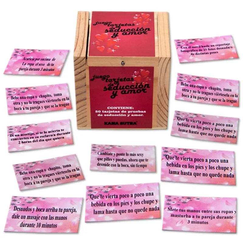 Jeu Érotique En Bois D'Olivier