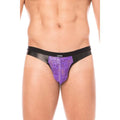 Jock Dentelle Violet Florale Pour Hommes