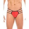 Jock Strap Rouge 3 Cordes Lookme
