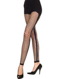 Legging Noir Filet Sexy Mode Femmes