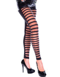 Legging Noir Mode Ajouré Transparent Femmes