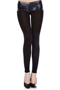 Legging Noir Sexy Opaque 100% Nylon